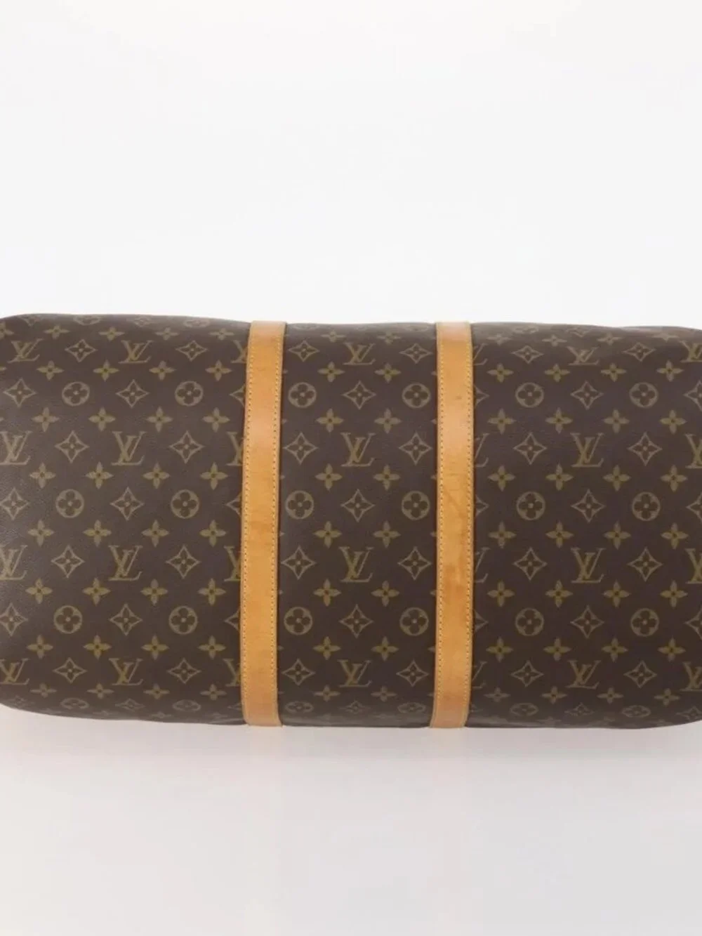 LOUIS VUITTON Monogram Keepall 55 Boston Bag M41424 LV Auth 186234A